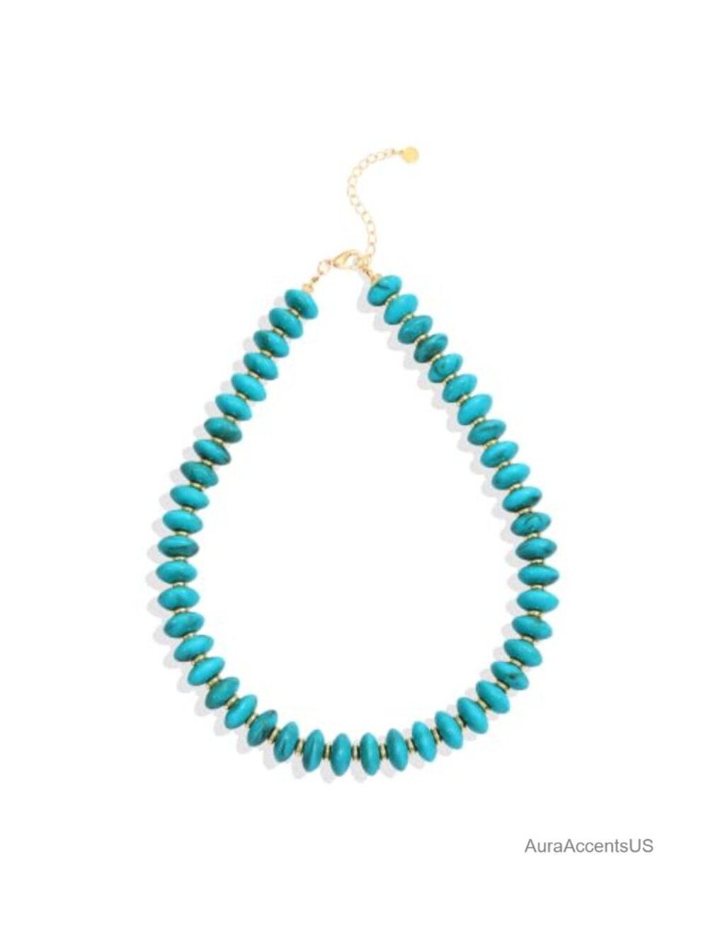 Acrylic Beaded Necklace Women Strand Boho Beach Jewelry Gift